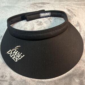 Wild Dunes Sun Visor Town Talk Embroidered Golf Women’s Adjustable Back